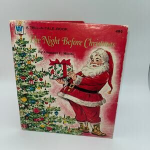 Vintage Tell a Tale - The Night Before Christmas Children's Book
